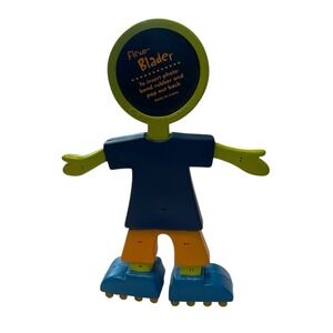 CBS Design 1999 Flexo Buddies Photo Frame Bendable Roller Flexo Blader  5.5" Y2K